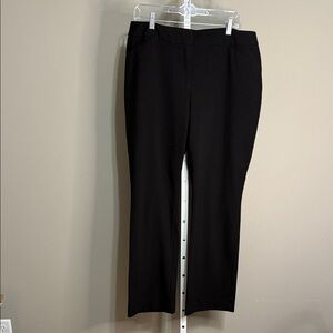 Chico's 2 Black Women's Straight Leg Pants Size 12
